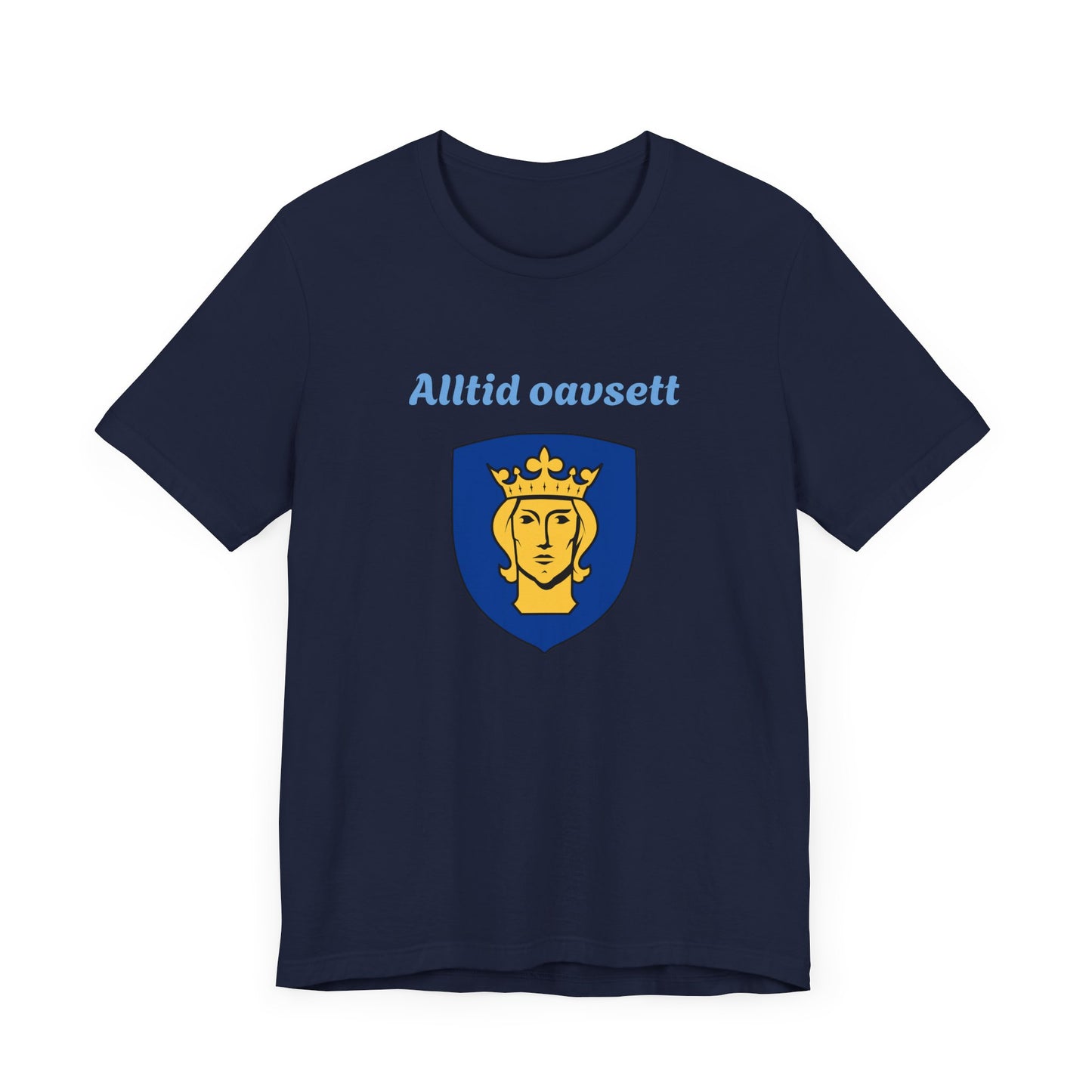 Mörkblå "Alltid Oavsett" T-shirt