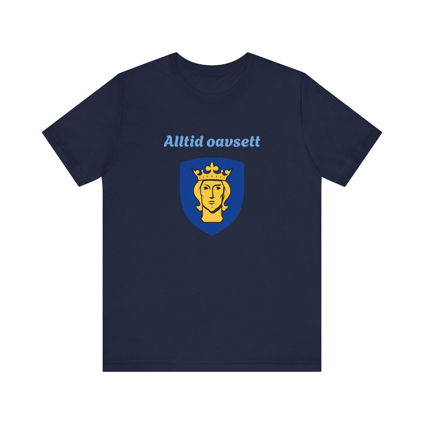 Mörkblå "Alltid Oavsett" T-shirt