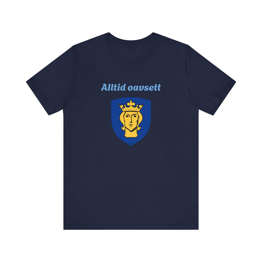 Mörkblå "Alltid Oavsett" T-shirt