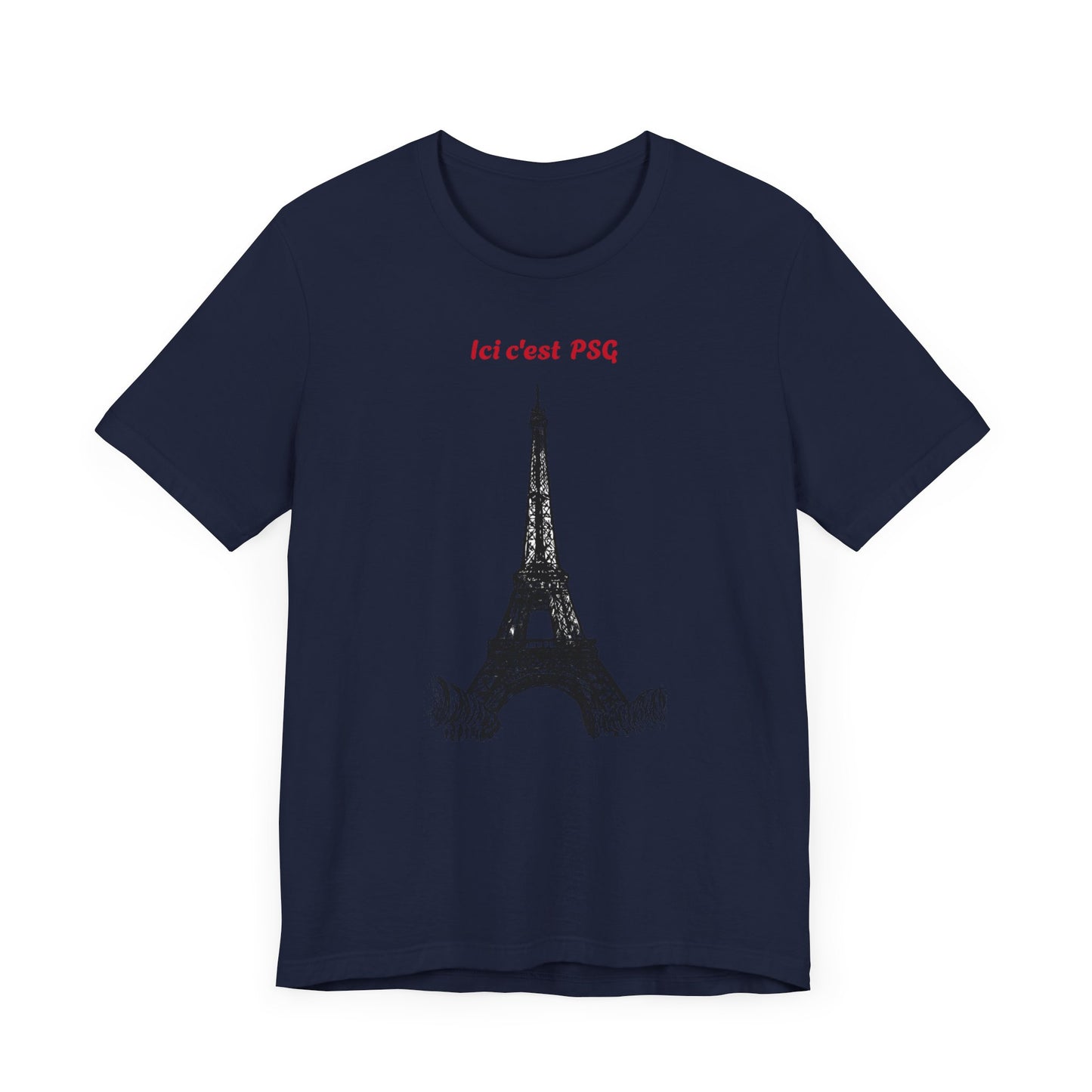 Mörkblå "Psg" T-shirt